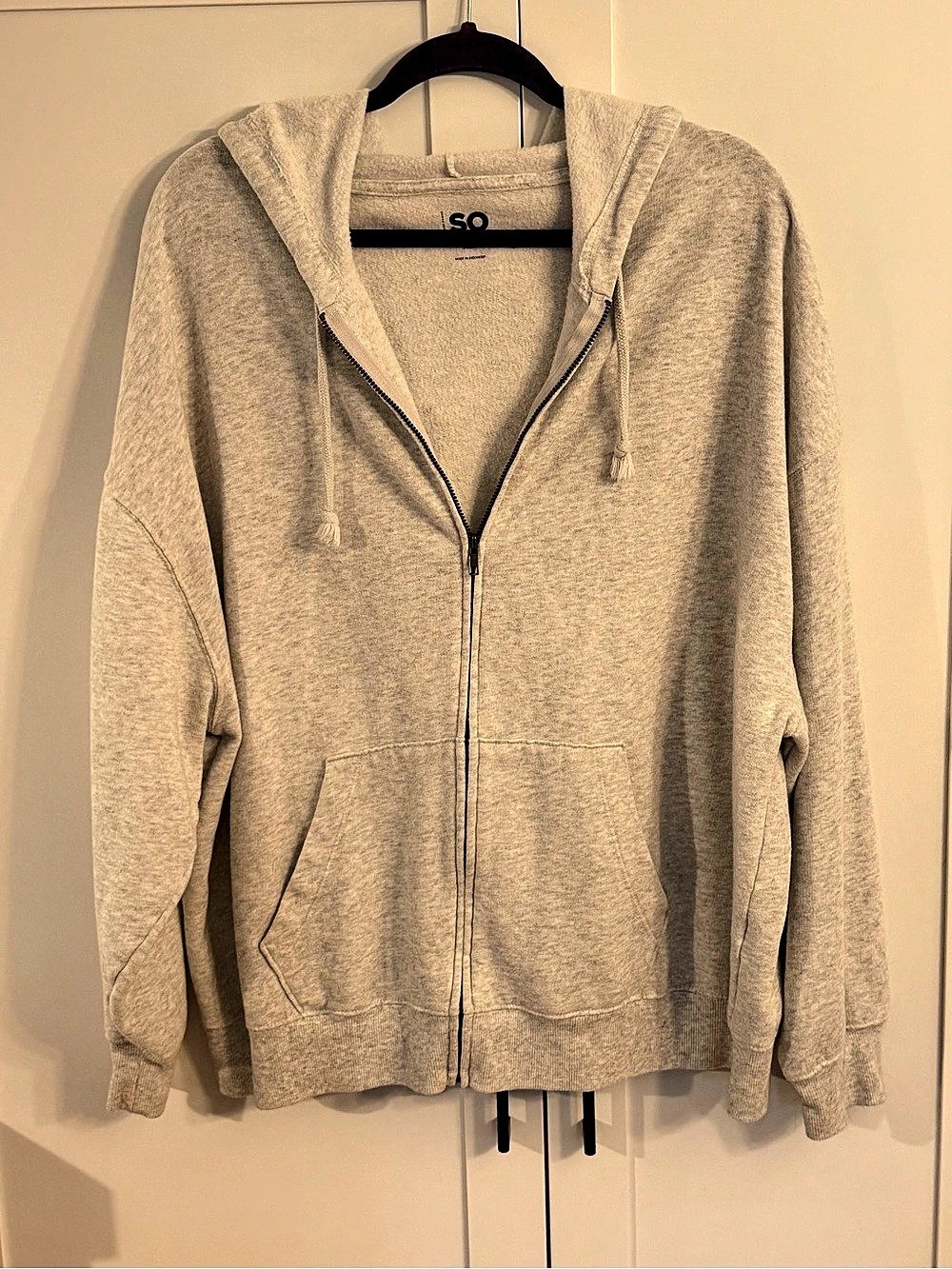 SO Core Zip-Up Hoodie Gray XL